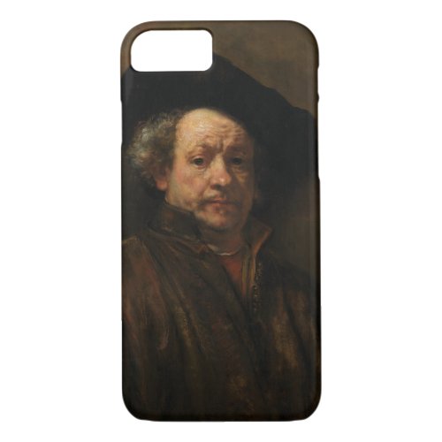 Rembrandt van Rijns Self Portrait Fine Art iPhone 87 Case