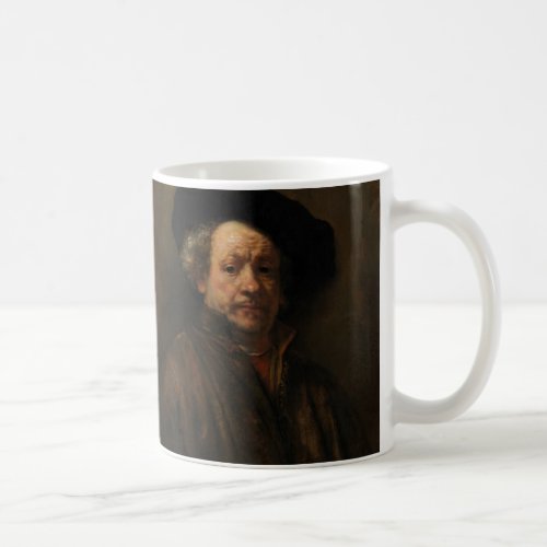Rembrandt van Rijns Self Portrait Fine Art Coffee Mug