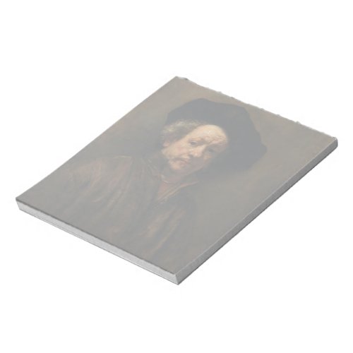 Rembrandt van Rijns Self Portrait Fine Art Notepad