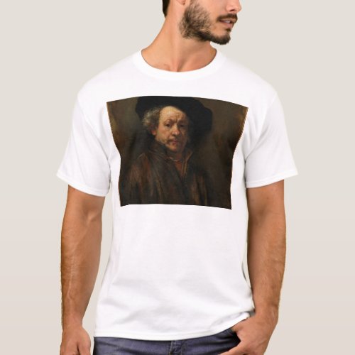 Rembrandt van Rijns Self Portrait Fine Art T_Shirt