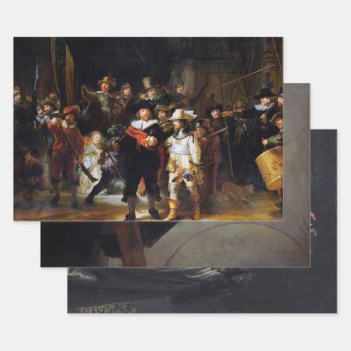 Rembrandt Wrapping Paper Sheets