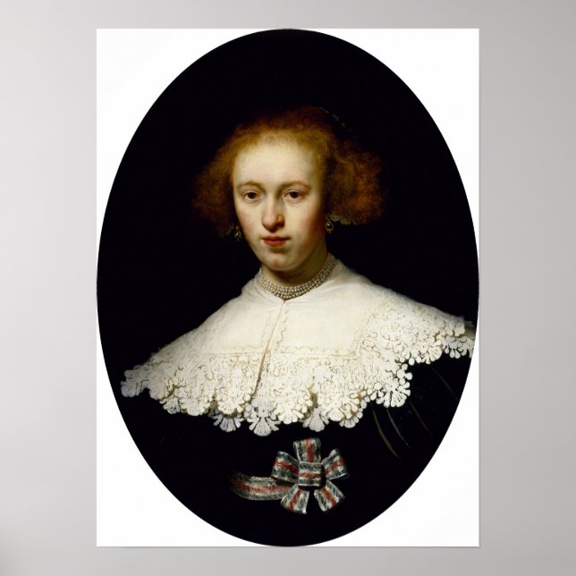 Rembrandt - Young Woman Poster (Front)