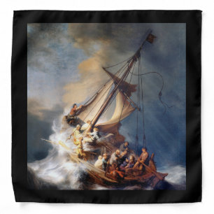 Rembrandts Storm on Sea of Galilee Bandana