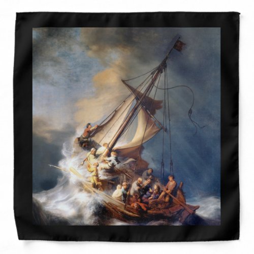 Rembrandts Storm on Sea of Galilee Bandana