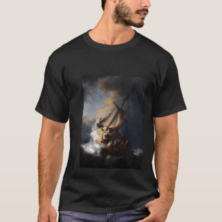 Rembrandt'S The Storm On The Sea Of Galilee T-Shirt