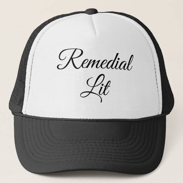 Remedial Lit Baseball Hat (Front)