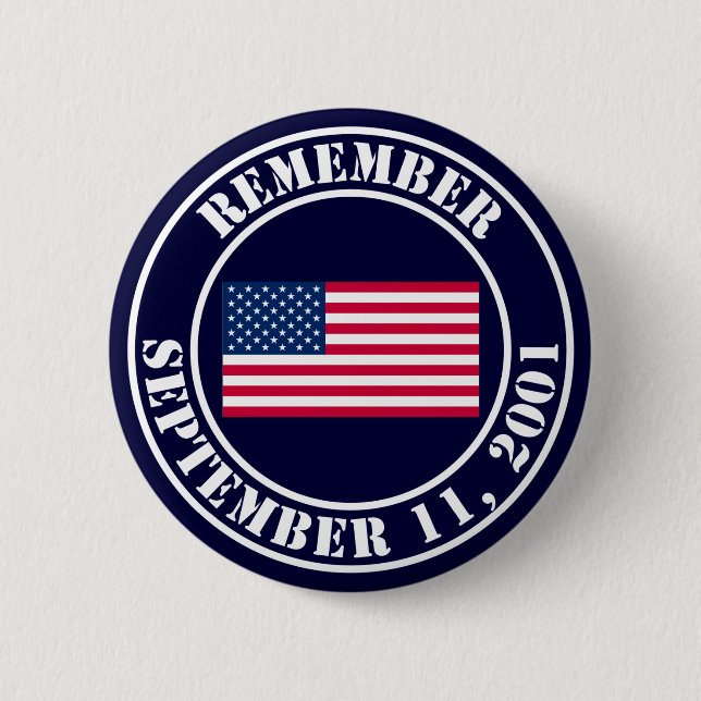 Remember 9/11 button (Front)