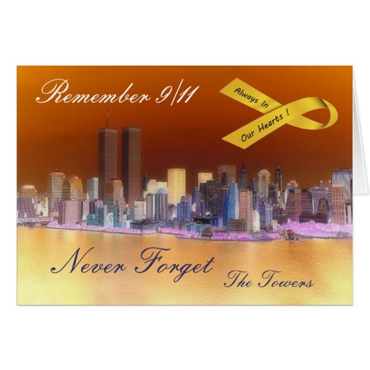 remember 9/11 cards (Front Horizontal)