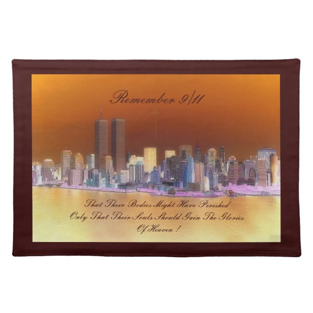 remember 9/11 placemat (Front)