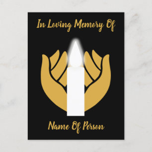 Remember A Loved One Death Anniversary Postcard
