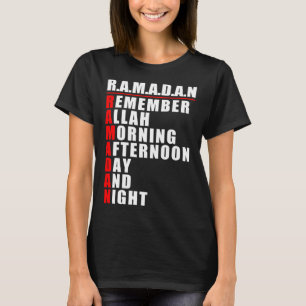 Remember Allah Ramadan Kareem Ramadan Mubarak Mo T-Shirt