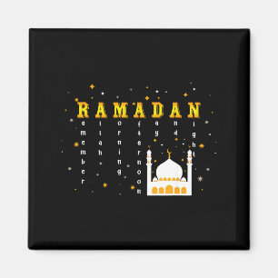 Remember Allah Ramadan Mubarak Kareem Magnet
