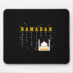 Remember Allah Ramadan Mubarak Kareem Mouse Pad