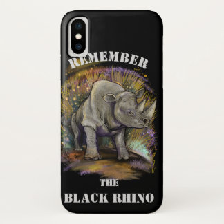 Remember Black Rhino iPhone X Case