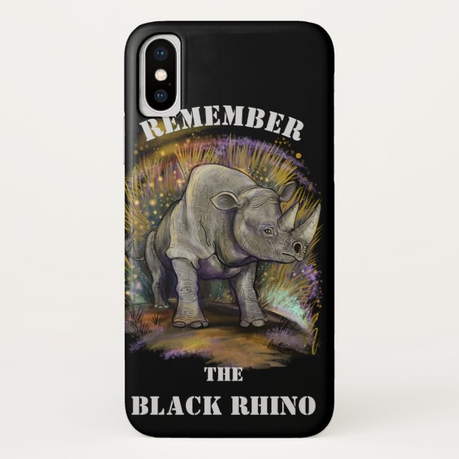 Remember Black Rhino Case-Mate iPhone Case (Back)