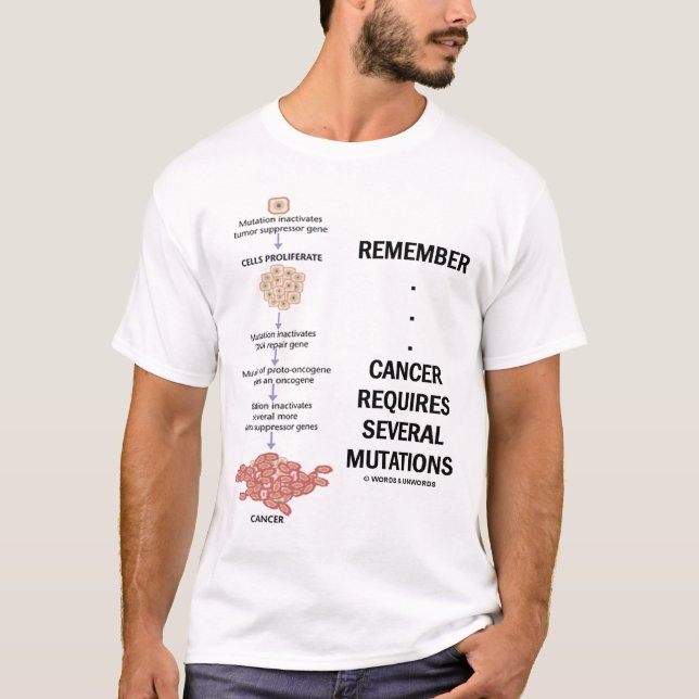 Remember ... Cancer Requires Several Mutations T-Shirt (Front)