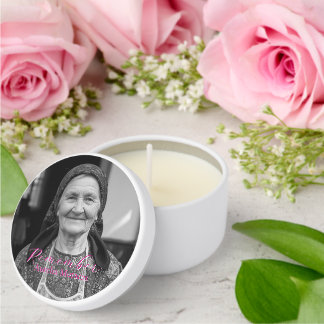 Remember Candle  Mini Candle Favors