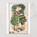 Remember Christmas Holiday Postcard at Zazzle