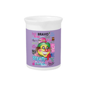 REMEMBER CLOWNS BEVERAGE PITCHER