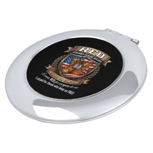 Remember Everyone Deployed Military Red Friday Compact Mirror