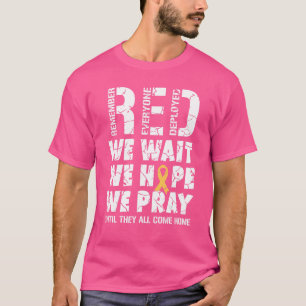 Remember Everyone Deployed Red Friday Military Ret T-Shirt