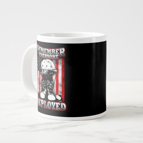 Remember Everyone Deployed Red Friday or every day Large Coffee Mug