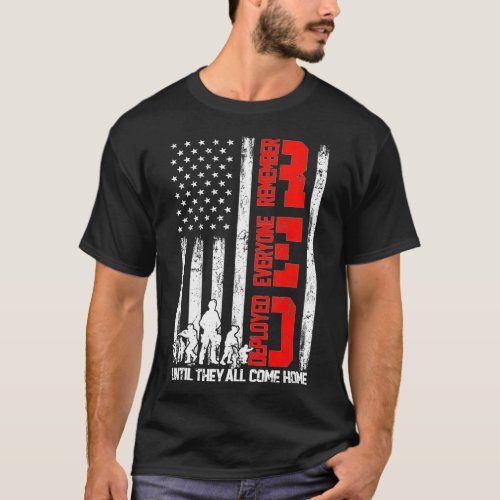 Remember Everyone Veteran Deployed RED Friday 2  T_Shirt