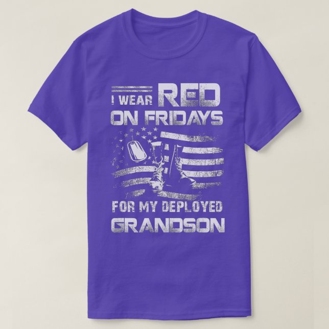 Remember Everyone Veteran Deployed RED Friday (42) T-Shirt (Design Front)