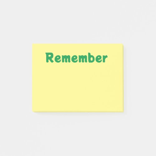 Remember Executive Function Memory Aid Post_it Notes