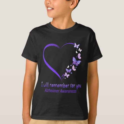 Remember For You Alzheimerheimer Awareness Apparel T_Shirt