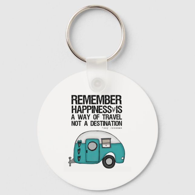 remember happiness keychain (Front)