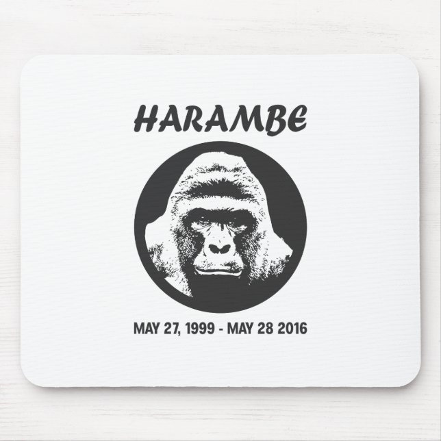Remember Harambe Mouse Pad (Front)