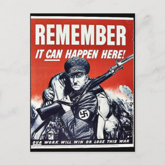 Remember It Can Happen Here Postcard