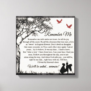 Remember Me Canvas Print