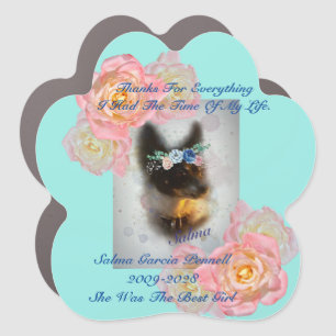 Remember Me Memorial Car Magnet