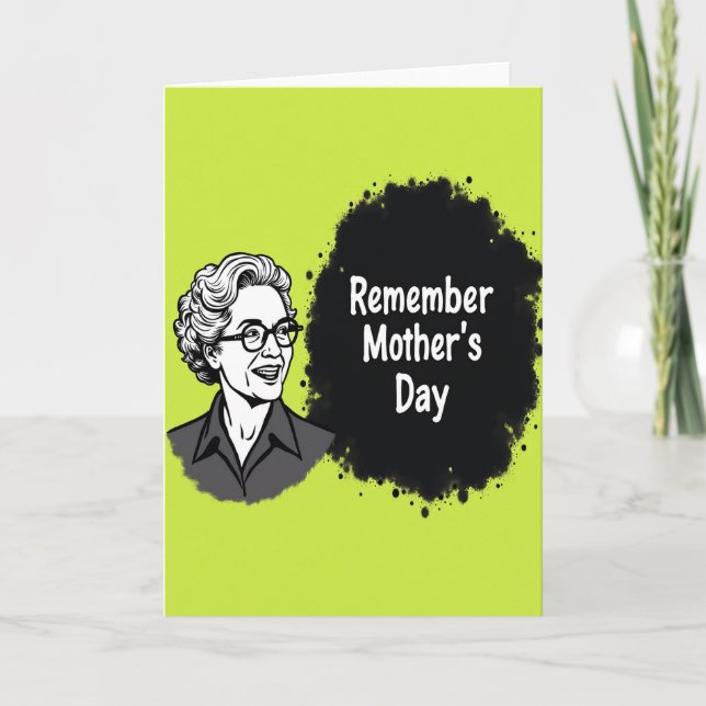 Remember Mothers Day Card (Front)