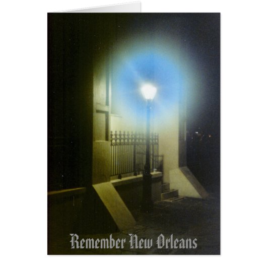 Remember New Orleans Lamposts Cards (Front)