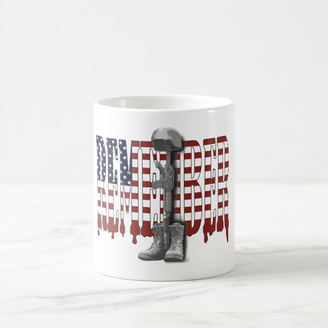 REMEMBER Our Fallen Military Heroes Coffee Mug (Center)