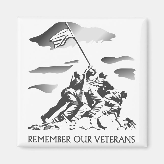 Remember Our Veterans Magnet (Front)