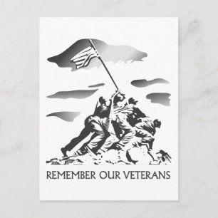 Remember Our Veterans Postcard