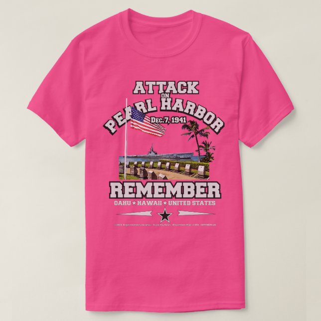 Remember Pearl Harbor 1941 T-Shirt (Design Front)