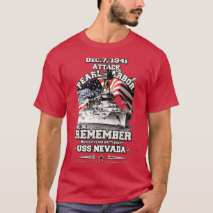 REMEMBER Pearl Harbor USS Nevada BB36 T-Shirt