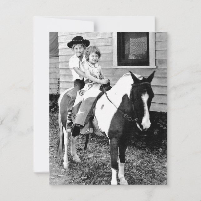 Remember Pony Ride Photos Card (Front)