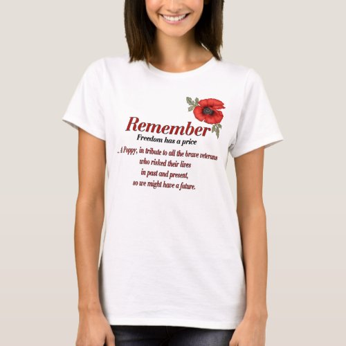 Remember Poppy T_Shirt