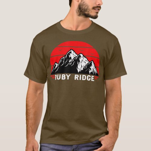 Remember Ruby Ridge Idaho Mountain 2  T_Shirt