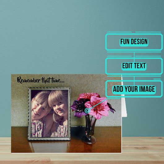 Remember That Time Card: Picture Frame Cards