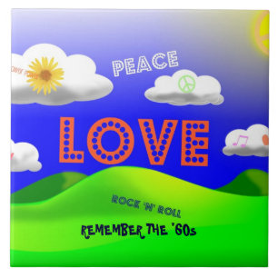 Remember the 1960s, colorful design, ceramic tile