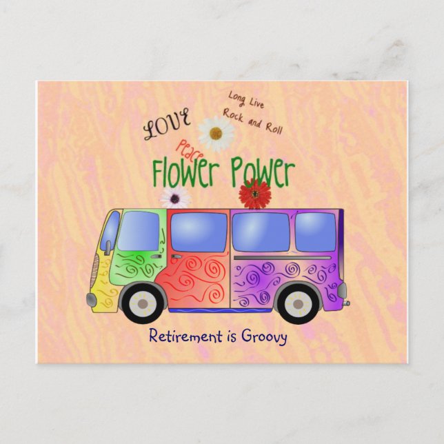 Remember the '60s Rock and Roll, Groovy,  Postcard (Front)