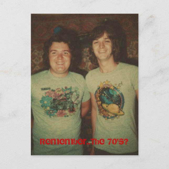 Remember..The 70's? Postcard (Front)