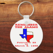 Remember The Alamo #003 Keychain (Front)